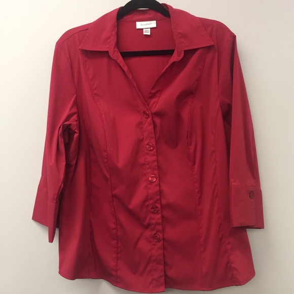 Beautiful Dress Barn Button up Top - Picture 2 of 5